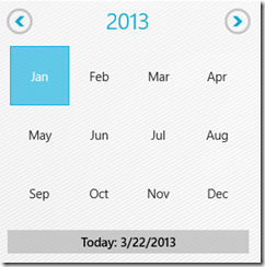 NetAdvantage for Windows UI - Calendar