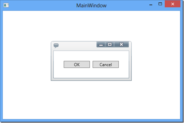 XamDialogWindow in code WPF