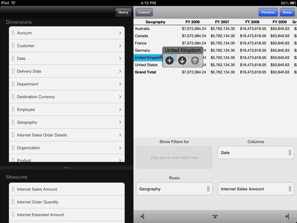 Expand Rows in SSAS