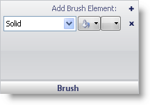 The brush pane in the gauge designer.