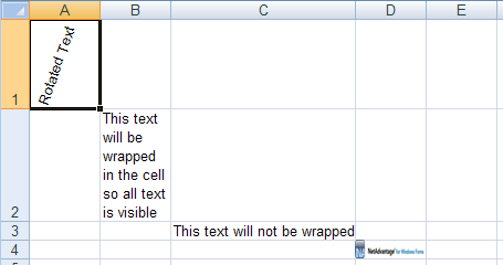 Displays the results of using the code listed above.