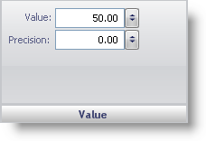 The bar marker value pane in the gauge designer.