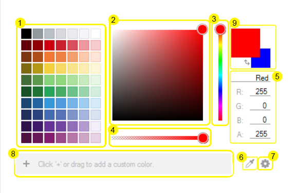 WinColorPalette Diagram