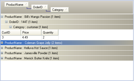 indent groupby rows in ultragrid