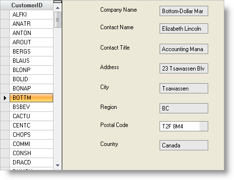 using ultragrid as a data navigator