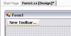 form with ultratoolbarsmanager on it