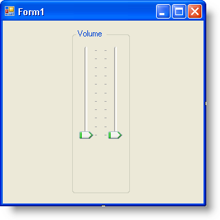 synchronizing two ultratrackbar controls