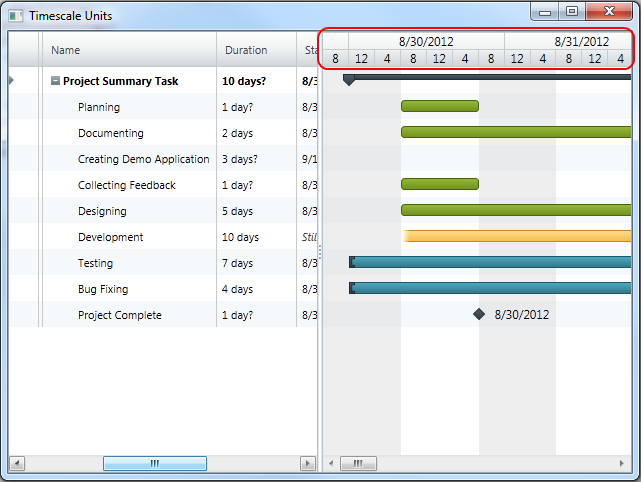 xamGantt Configuring the xamGantt Timescale Units 1.png