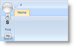 displaying a segmented key tip on a menu tool in xamribbon